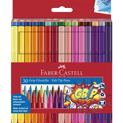 Imagen de Faber Castell 155335 Rotulador Grip Colour Marker (30 unidades)