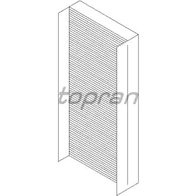 Imagen de TOPRAN 300 008 Filtro de habitáculo antipolen, Cartucho filtrante 343 148 30 rectangular FORD: FIESTA 4, KA Hatchback, Puma