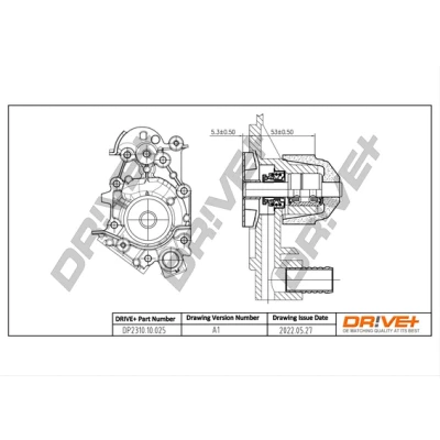 Imagen de Bomba de agua, refrigeración del motor Dr!ve+ DP2310.10.025