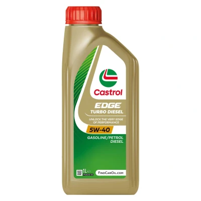 Imagen de Castrol EDGE TURBO DIESEL 5W 40 1L Aceite de motor 15F816 MERCEDES BENZ: Viano, Clase C Berlina, SEAT: Toledo 2 Limousine