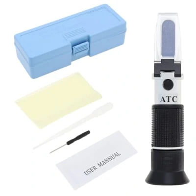Imagen de Origlam 4 en 1 Coche de urea AdBlue etileno propileno glicol ATC refractómetro líquido la batería