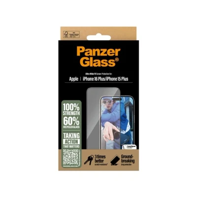 Imagen de Panzerglass Cristal Templado Edge To Protector De Pantalla iPhone 16 Plus