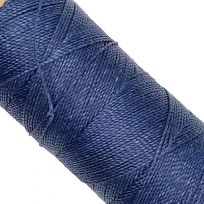 Imagen de Linhasita Bobina hilo encerado 100gr / 170 metros 1 mm de grosor poliester (Azul Marino)