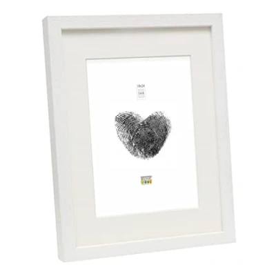Imagen de Deknudt Frames Fotos Basic, moldura Alta Blanca de Madera con pptt Control=Formato del Marco, 24 x 30 cm