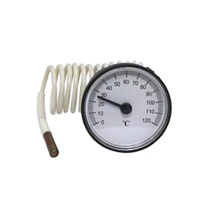 Imagen de XIGAWAY 0 120? Dial Capilar Termómetro Calentador de Agua Probador Temperatura 1.1m Sensor