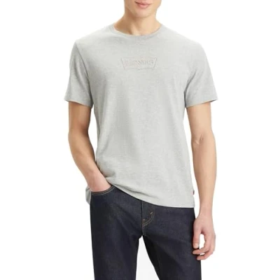 Imagen de Levi&#039;s Graphic Crewneck Camiseta estampada, Hombre, Talla: Large, Archive batwing glas