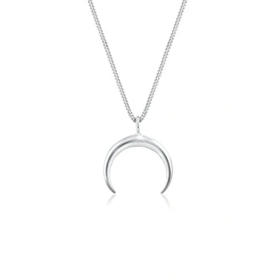 Imagen de Elli HALF MOON Collar silvercoloured, Mujer, Talla: 45, Silver coloured