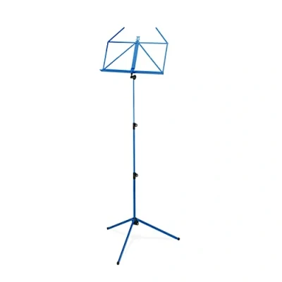 Imagen de K&amp;M 100/1 Atril Azul extensible 62,5 124 cm base metálica plegable