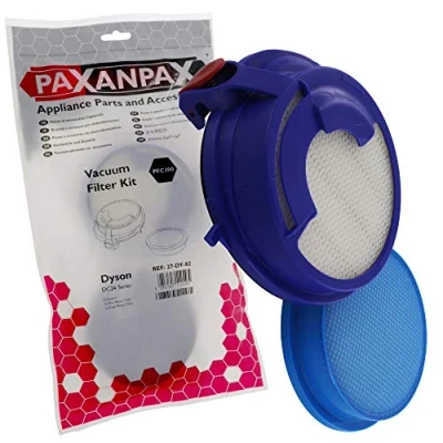 Imagen de Paxanpax PFC390 Kit de filtros compatibles para Dyson DC24 (2 Unidades), Color Blanco