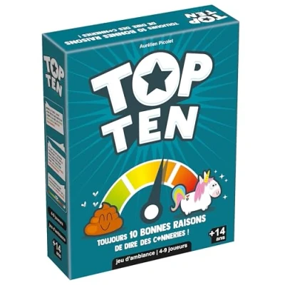 Imagen de Asmodee Top Ten Jeu de société, d&#039;ambiance, Multicolore