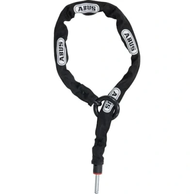 Imagen de ABUS Cadena de inserción para candado cuadro adaptadora 2.0 8KS seguridad secundaria bicicletas 8 mm grosor 100 cm longitud Negro
