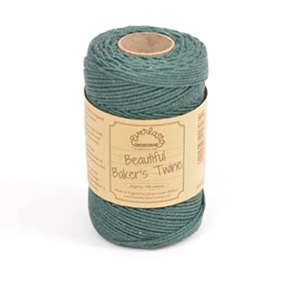 Imagen de EVERLASTO Bobinas de Cordel sólido 100 m para panaderos, Algodón, Verde Musgo, 2 mm
