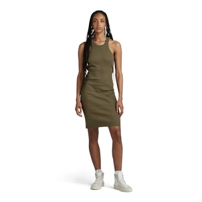 Imagen de G STAR RAW Vestido sin Mangas con Costura Informal, Verde (Dk Shamrock D24485 d289 7159), XL para Mujer