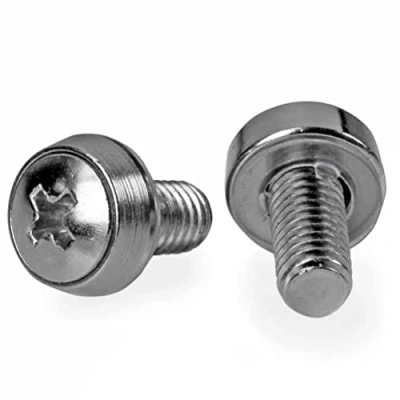 Imagen de StarTech.com CABSCREWSM62 Tornillos M6 para armarios, 12 mm, 100 Unidades