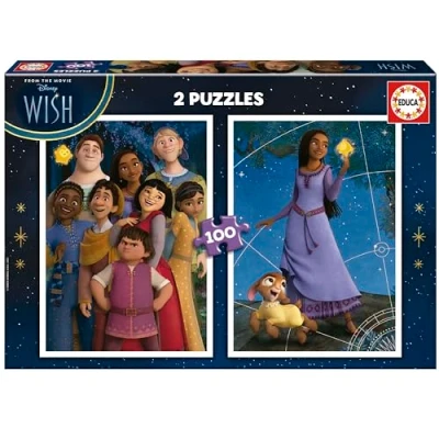 Imagen de Educa Set de 2 Puzzles Infantiles con 100 Piezas y los Personajes Wish. Medidas: 40 x 28 cm. Recomendado a Partir 6 años (19742)