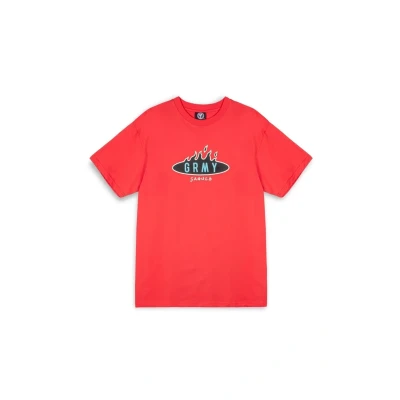 Imagen de Grimey BURN IN Flames Camiseta estampada, Hombre, Talla: Large, Rojo