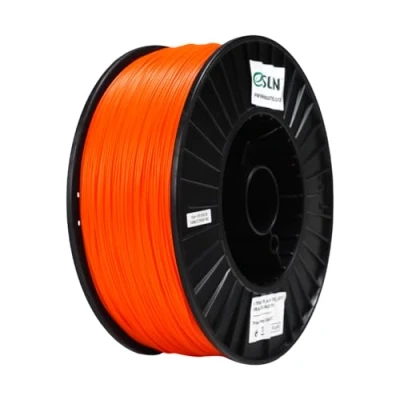 Imagen de eSUN Filamento PLA+ 1.75mm, Mejorado Tenacidad Impresora 3D PLA Plus, Precisión Dimensional +/ 0.03mm, 3KG Carrete (6.6 LBS) para de Impresión 3D,Naranja
