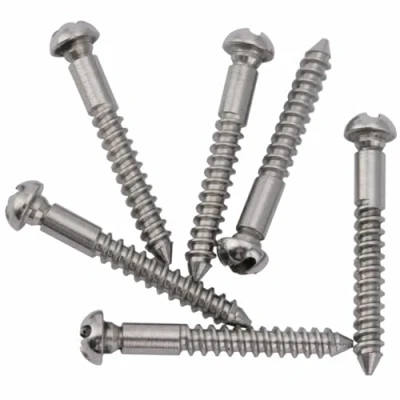 Imagen de Musiclily Ultra 30X3,5mm Acero noxidable Tornillos de Puente Trémolo para Guitarra Eléctrica estilo PRS, Color Original (6 Piezas)