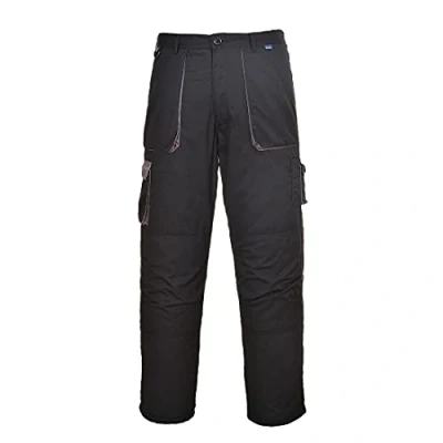 Imagen de Portwest Pantalones Texo Contrast, Tamaño: L, Color: Negro, TX11BKRL