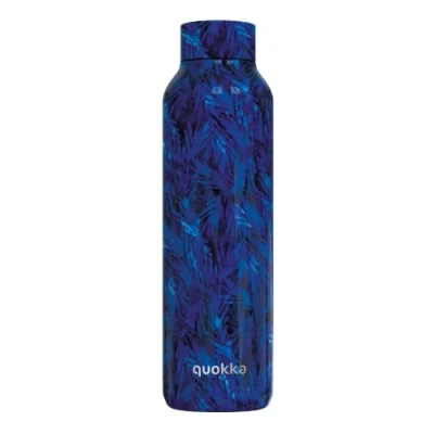Imagen de Botella Quokka Solid, 630 ml, Mantiene temperatura, Libre BPA, Acero inoxidable, Night Forest