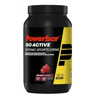Imagen de PowerBar Isoactive Red Fruit 1320 g Bebida Deportiva Isotónica 5 Electrolitos + C2MAX
