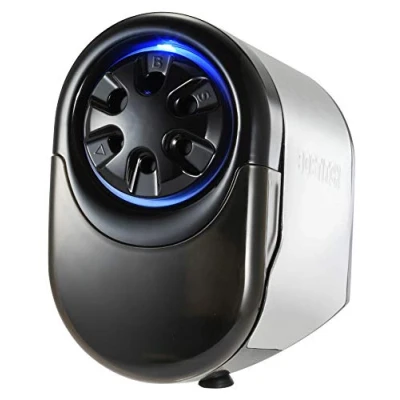 Imagen de PaperPro EPS11HC 220V EU Sacapuntas eléctrico silencioso para salón de clases, color plateado y negro