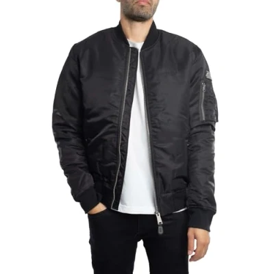 Imagen de Schott Airforcers Chaquetas bomber, Hombre, Talla: Large, Black