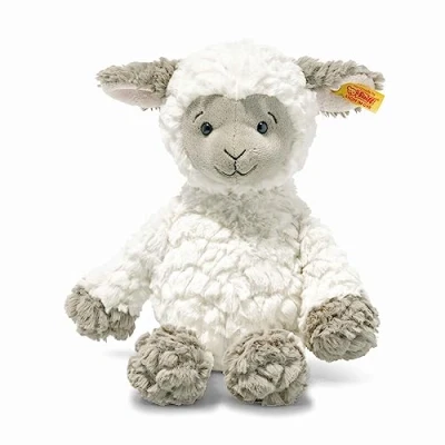 Imagen de Steiff Peluche de Cordero Lita con Ojos plástico, para niños y niñas, 30 cm, Color Blanco, 073427