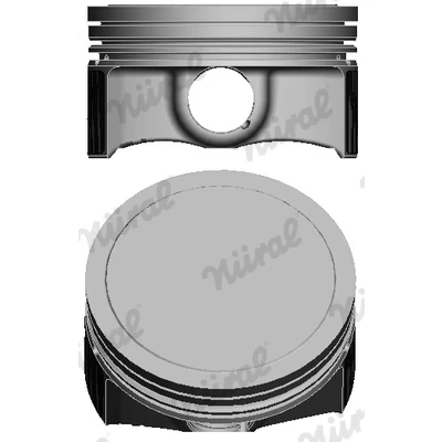 Imagen de NÜRAL 87 435500 00 Pistóns 79 con soporte segmento pistón, Biela trapecial OPEL: Astra J Hatchback, H GTC, Insignia A Berlina