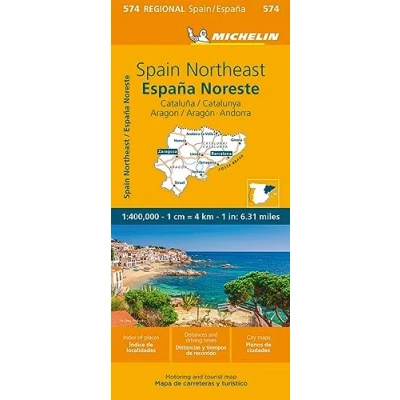 Imagen de Mapa Regional Cataluña,/Catalunya, Aragón, Andorra: Straßen und Tourismuskarte 1:400.000: 574 (Mapas Regional)