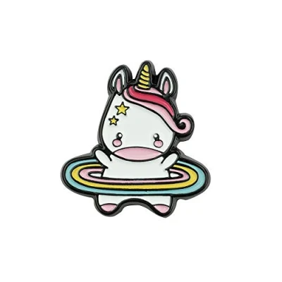 Imagen de Legami ENA0005 Cutie Juego de 2 pegatinas unicornio metal
