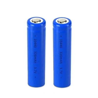 Imagen de 10440 Pilas Recargables, 3.7V 320mAh Baterías de Litio Batería Flat Top Li Ion Bateria para Linternas LED, Linterna Frontal, Dispositivos Electrónicos