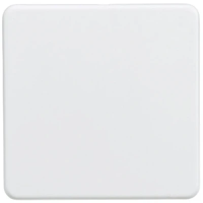 Imagen de Knightsbridge SFAV8350MW Placa de Ciego sin Tornillos 1 g, Color Blanco Mate