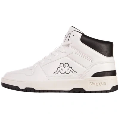 Imagen de Kappa Código de Estilo: 243406 Coda Mid Unisex, Zapatillas Adulto, Blanco y Negro, 41 EU