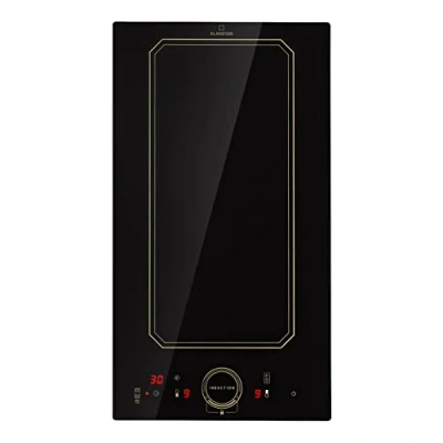 Imagen de Klarstein Placa Induccion de 2 Fuegos, Vitroceramica 3500 w x Placas Sobremesa con Control Táctil Inteligente, Pantalla Digital y Función Temporizador, Cocinas Inducción Eléctricas 240V