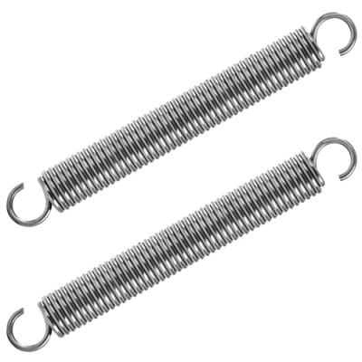 Imagen de GUNGY Resortes de Tensión 150mm Muelles Extensión con Gancho Muelle Acero Inoxidable Diámetro Exterior 18mm Alambre 2,5mm Fuerza Resorte 12,8KG 2 Piezas