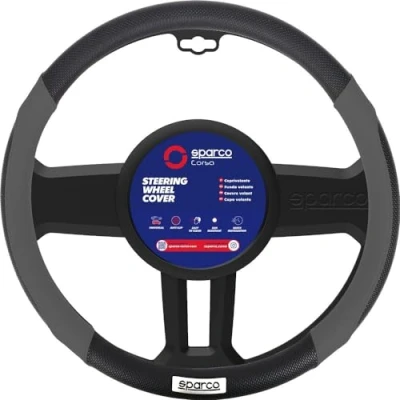Imagen de SPARCO SPC1113GR Funda cubierta para el volante gris PU (poliuretano), PVC elástico