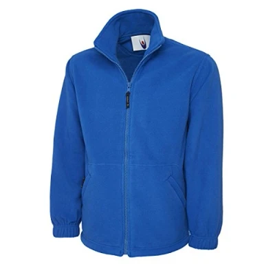Imagen de Classic Full Zip Chaqueta polar de XS a 4 x l Ideal para deportes, trabajo y el ocio azul cobalto XXXX Large