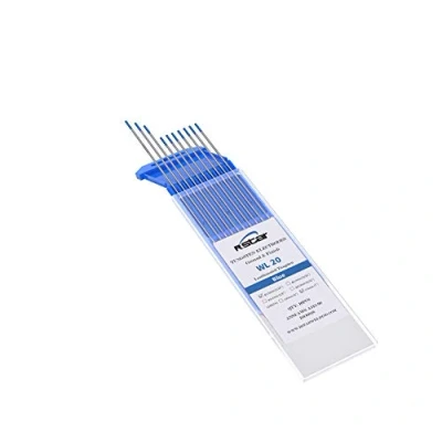 Imagen de WL20 TIG Soldadura electrodos de tungsteno Contienen 2% Lantanio (azul)electrodos Ø1,6X175mm 10 No radioactivo