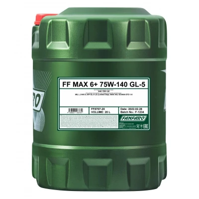 Imagen de FANFARO MAX 6+ FF8707 20 Aceite transmisión eje 75W 140 API GL 5 LS
