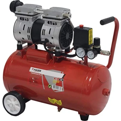 Imagen de MADER POWER TOOLS Compresor de Aire (sin aceite) 24L 0.75HP silencioso ecologico economico