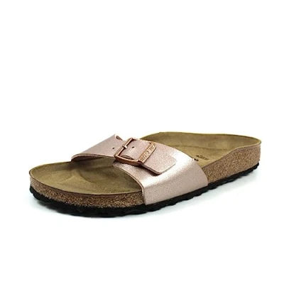 Imagen de Birkenstock Madrid Narrow Sandalias planas, Mujer, Talla: 42, Metallic copper Zapatos
