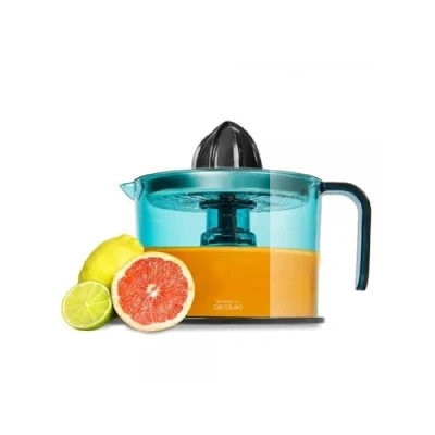 Imagen de Exprimidor Cecotec ZITRUS EASY INOX 4069, 40 W, 1 L, Doble sentido del motor, Dos conos