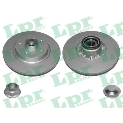 Imagen de LPR R1033PRCA Disco de freno 274 11 5 macizo revestido con juego cojinetes rueda, anillo sensor ABS accesorios
