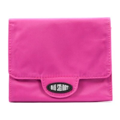 Imagen de Big Skinny Cartera Trixie de Cuero para Mujer, con Capacidad hasta 30 Tarjetas, Color Fucsia, compacta, Ligera