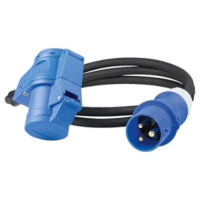 Imagen de as Schwabe 61482 Cable Adaptador de 1,5 m, Color, Negro/Azul
