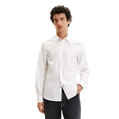 Imagen de Desigual CAM_Armand 1000 White Camiseta, Blanco, L para Hombre