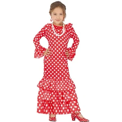 Imagen de FIESTAS GUIRCA Disfraz de Bailarina Flamenco española para niña 10 a 12 años