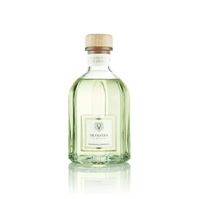 Imagen de Dr. Vranjes magnolia Orchidea Difusor de 500 ml + paquete doble varillas blancas (paquete 3 piezas) Fragancia lujo para el hogar, fabricado en Italia, aroma principal floral: y