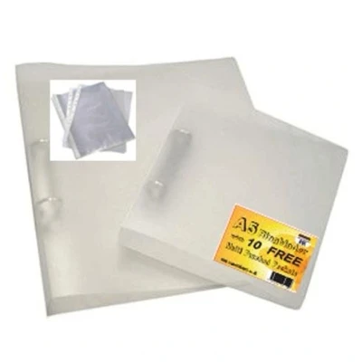 Imagen de Ark RB 532 0 A5 Archivador de anillas 15 mm, tamaño A5, con 10 fundas incluidas
